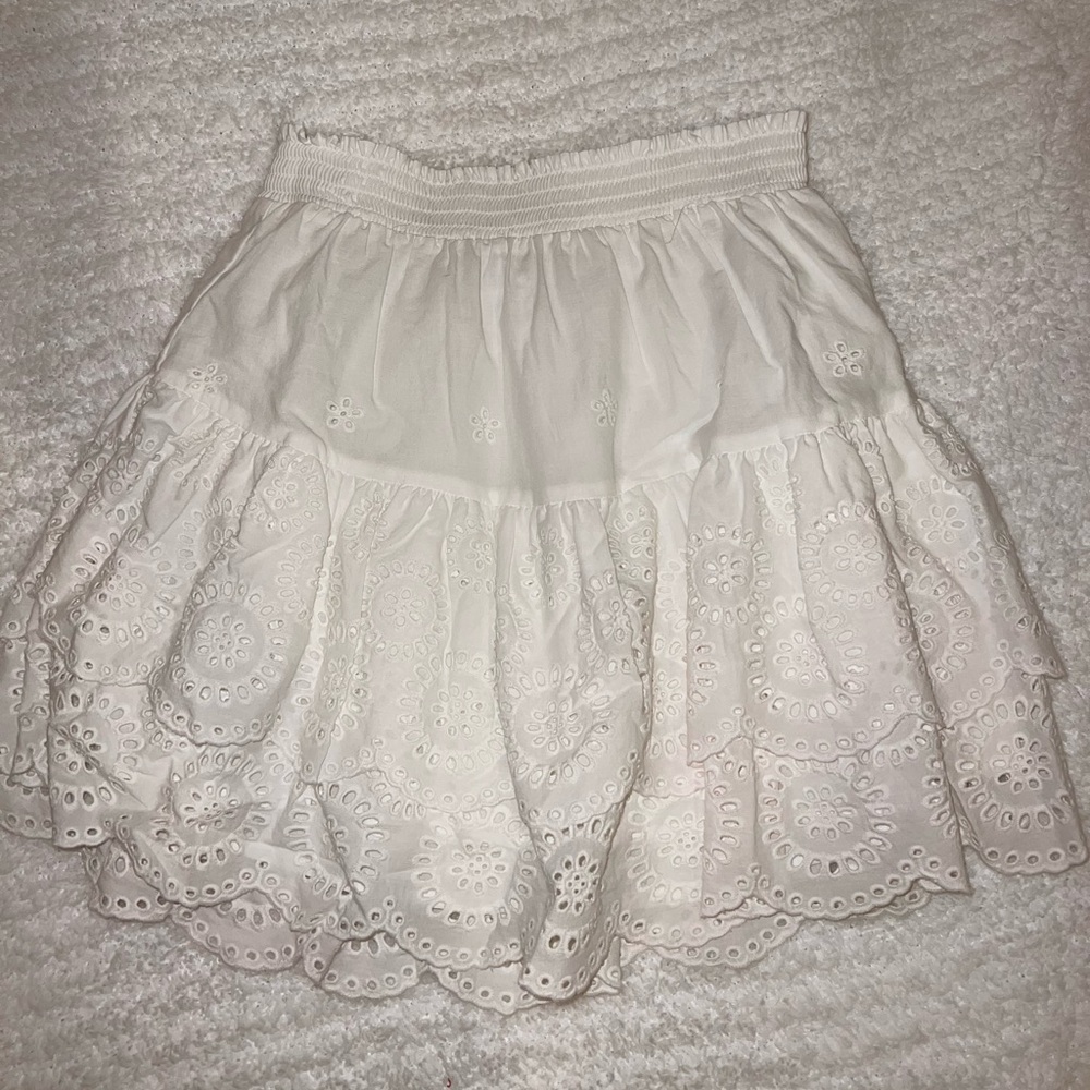 BB Dakota Steve Madden White Cotton Skirt Size Medium